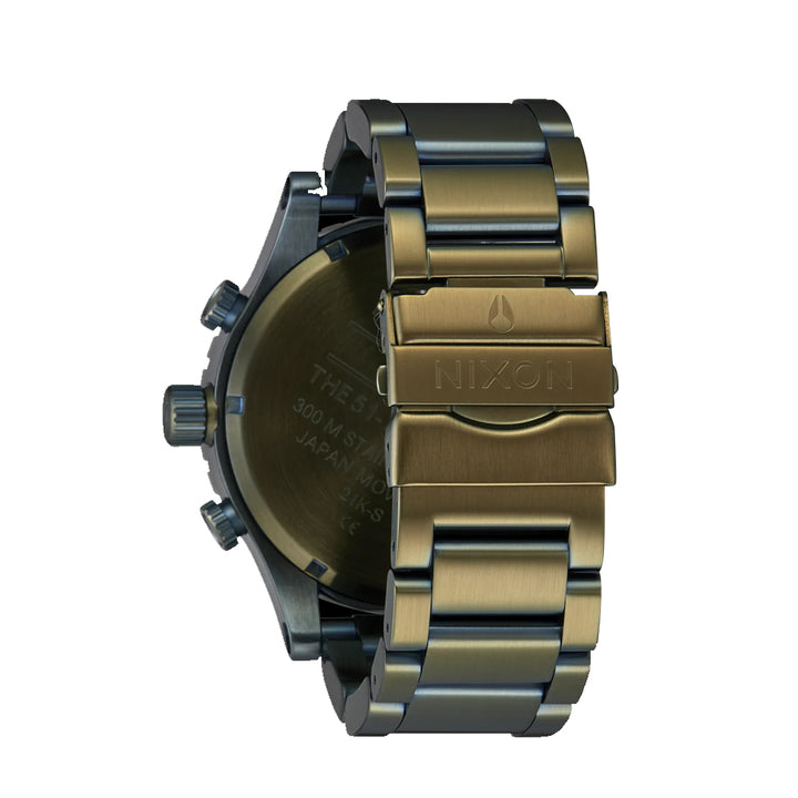 51-30 Chrono Watch | Black | Men's Stainless Steel – Nixon US