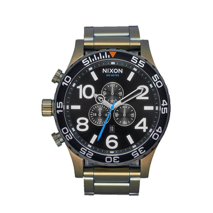 51-30 Chrono Watch | Black | Men's Stainless Steel – Nixon US