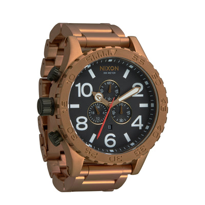 Nixon 51-30 Chrono Chronograph 51mm Stainless Steel Band