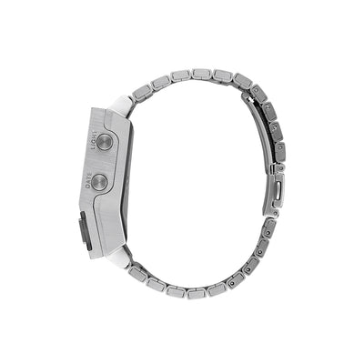 The Dork Too Digital 34mm Stainless Steel Band