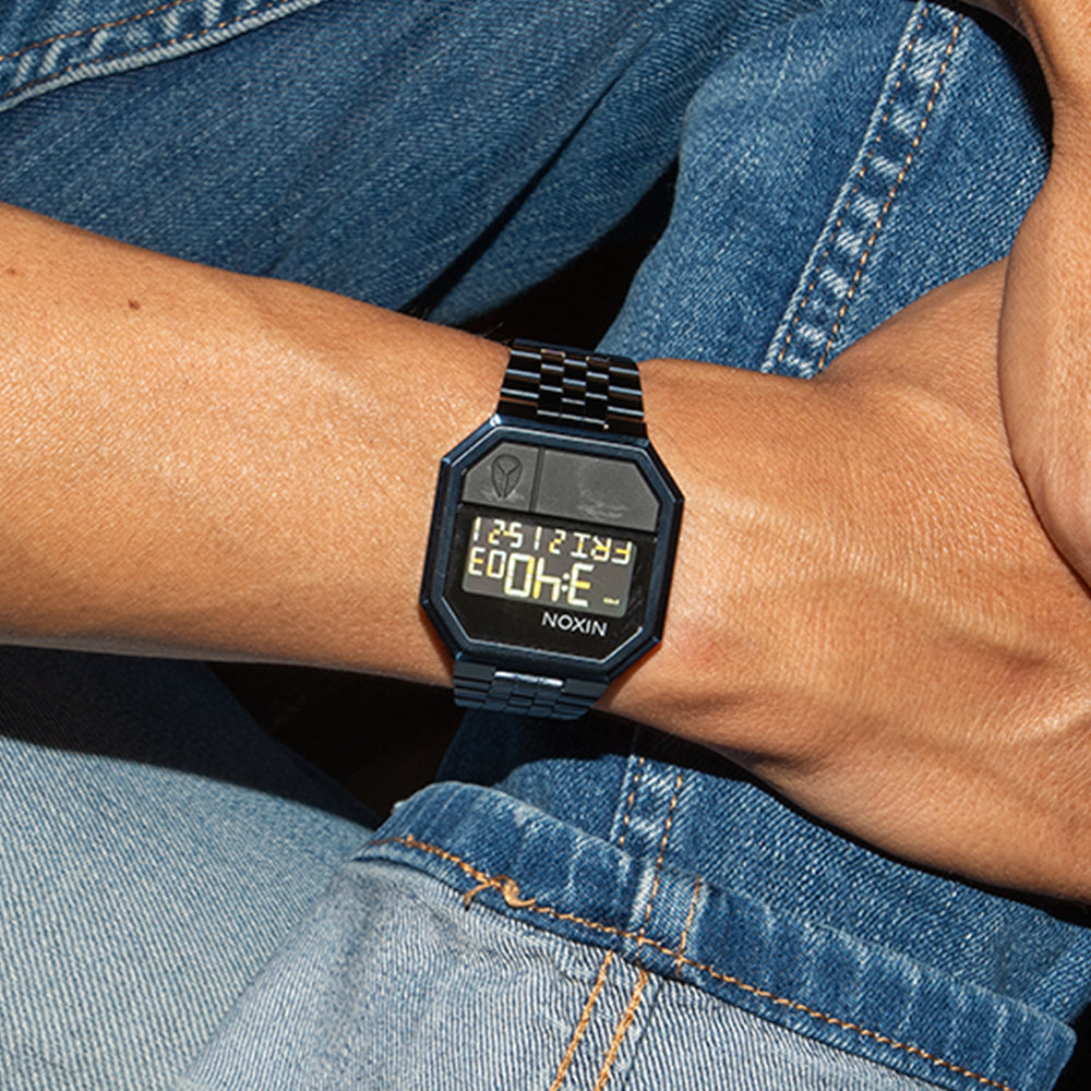 The Re-run Digital 39mm Stainless Steel Band