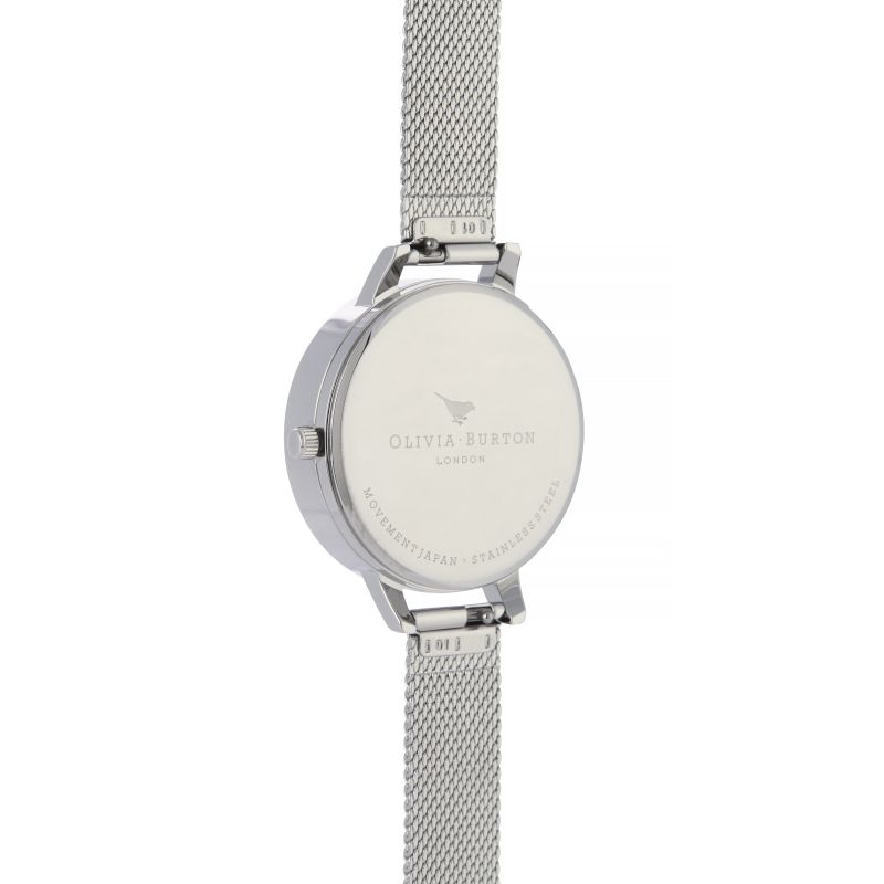 Grey Olivia Burton Bee Watches Olivia Burton Rose Grey Lucky Bee