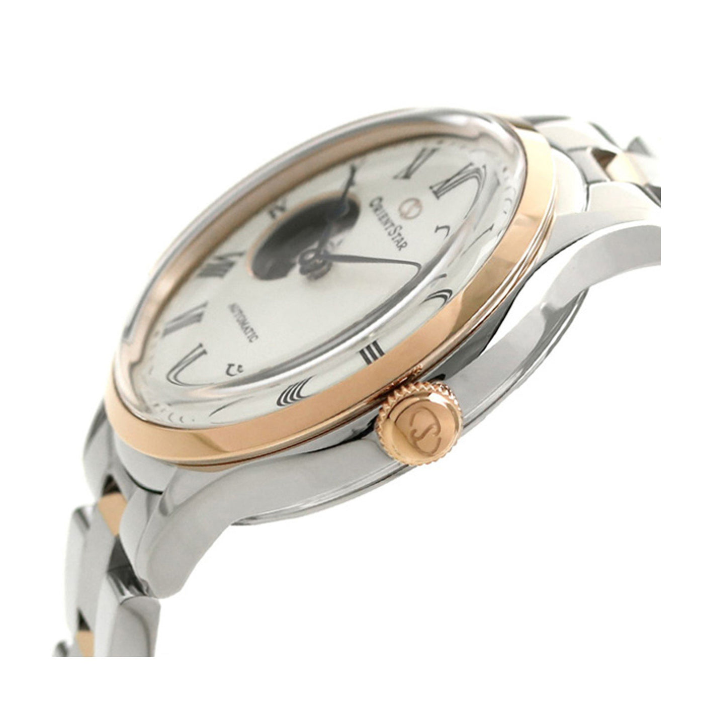 Classic Semi-Skeleton Ladies Automatic 31mm Stainless Steel Band