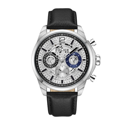 Police Menelik Multifunction 44mm Leather Band