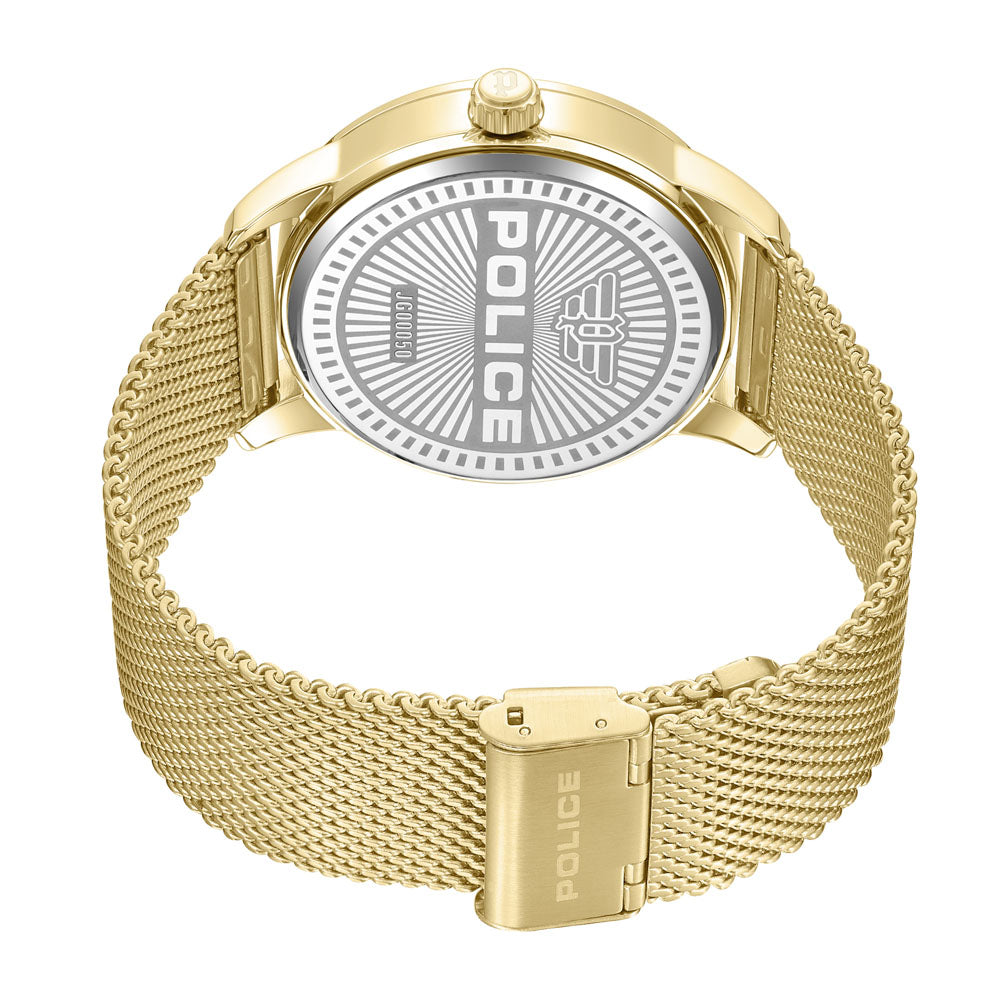 Police Raho 3-Hand 44mm Stainless Steel Band