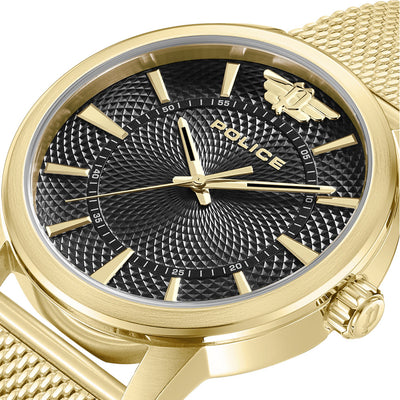 Police Raho 3-Hand 44mm Stainless Steel Band