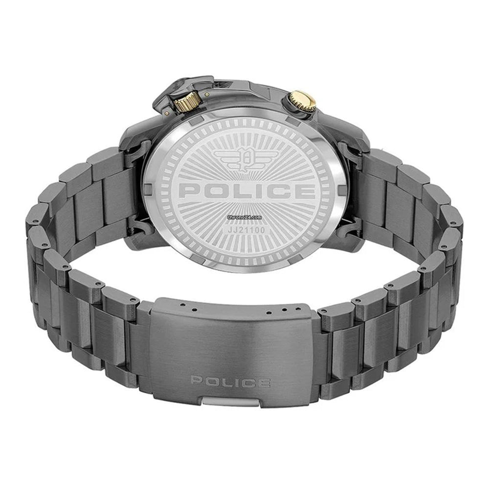 Police Ferndale 3-Hand 44mm Stainless Steel Band