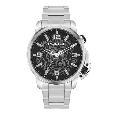 Police Ferndale 3-Hand 44mm Stainless Steel Band