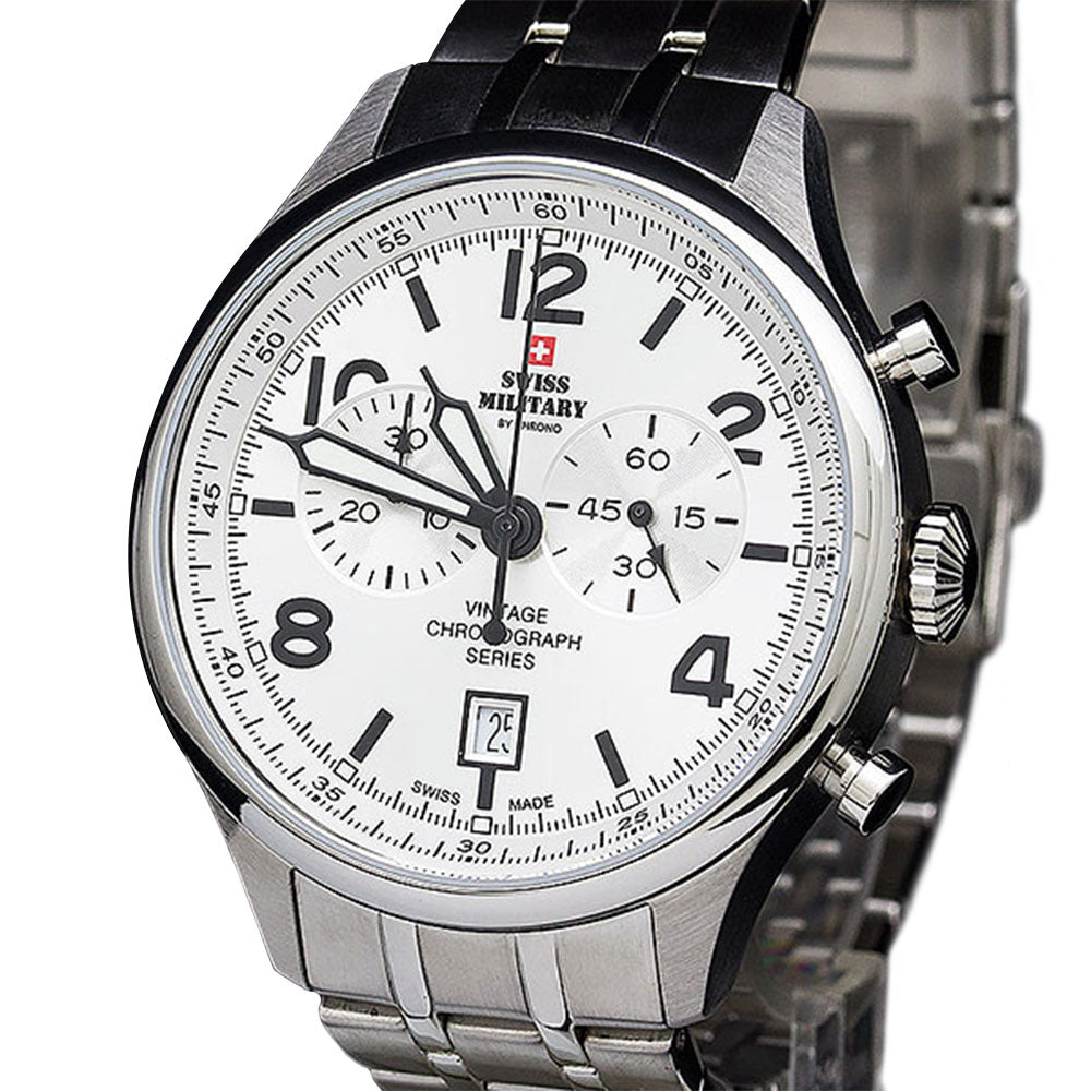 Swiss Military Quartz Chrono Chronograph Stainless Steel