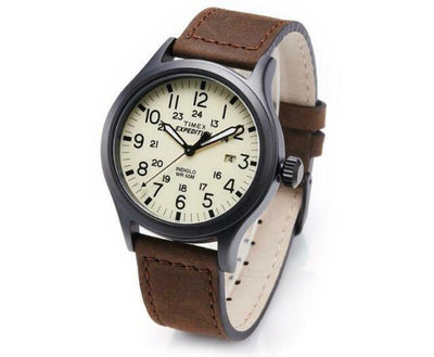 Expedition Scout Date 40mm Leather Band