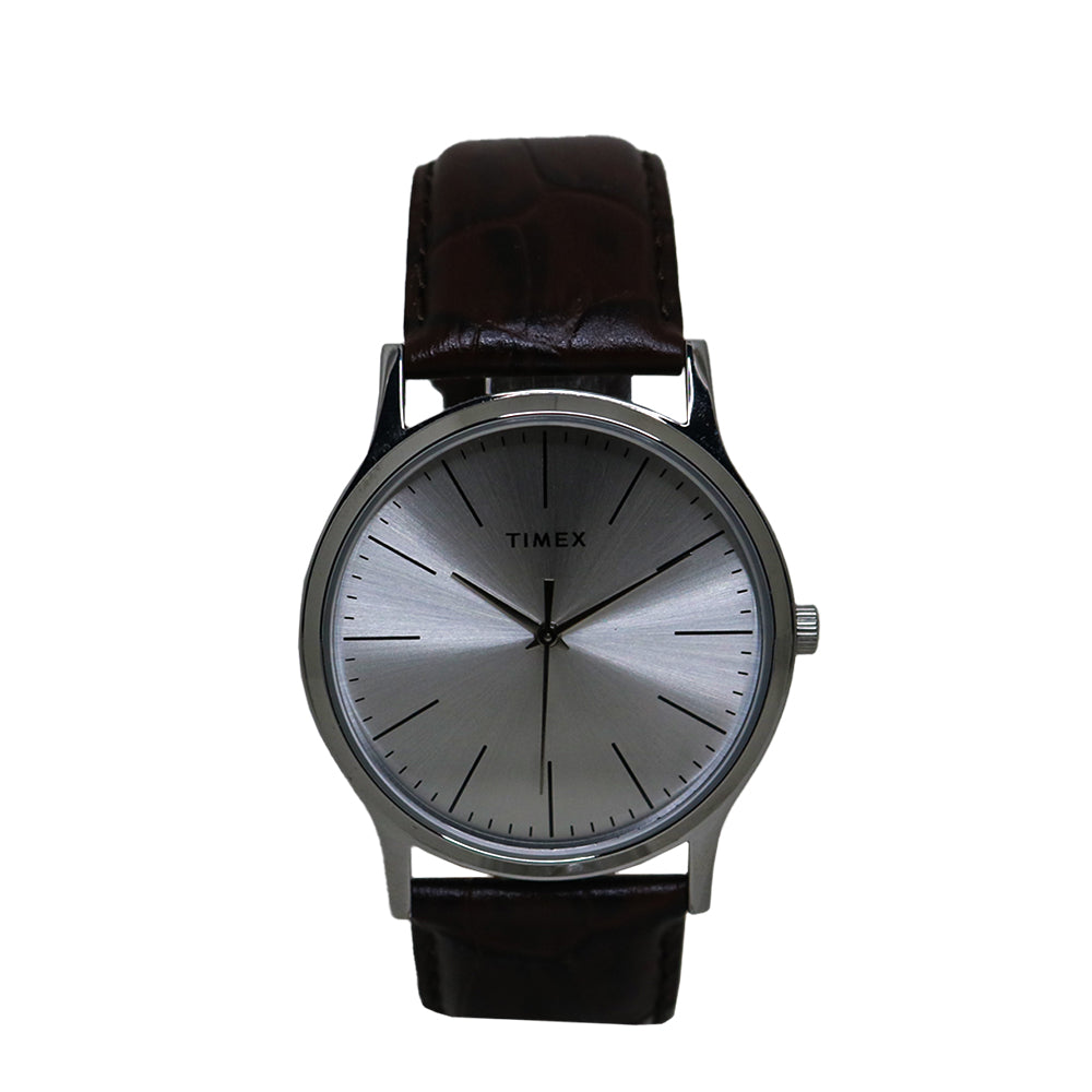 Classic 3-Hand 39mm Leather Band