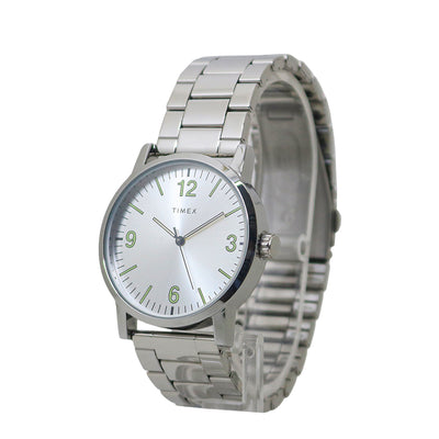 Classic 3-Hand 40mm Stainless Steel Band