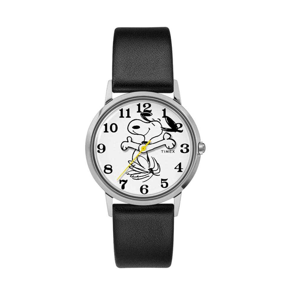 Timex x Peanuts for Todd Snyder 3-hand 34mm Leather Band