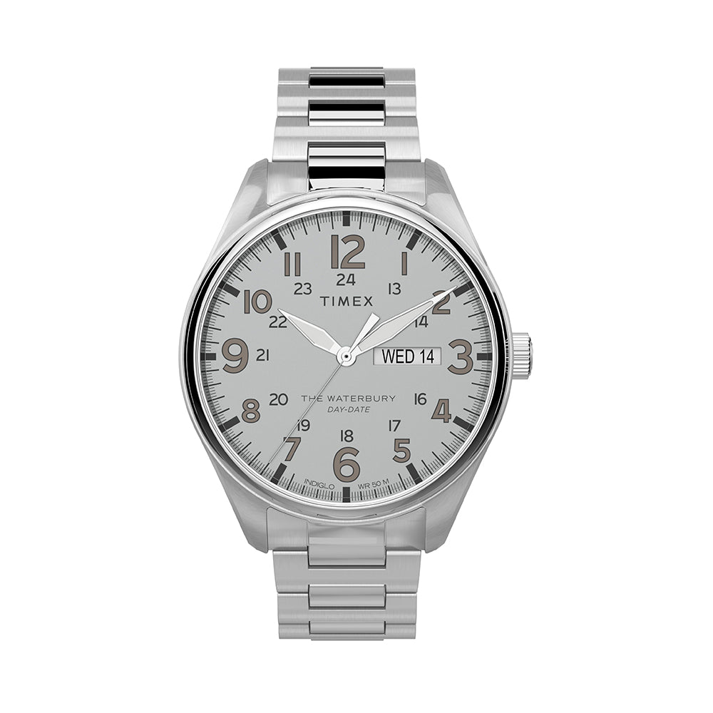 Waterbury Traditional Day-Date 42mm Stainless Steel Band