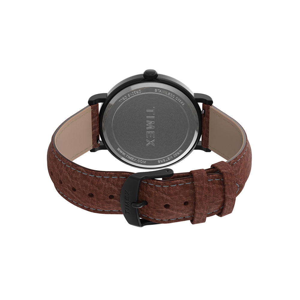 Weekender XL 3-Hand 43mm Leather Band