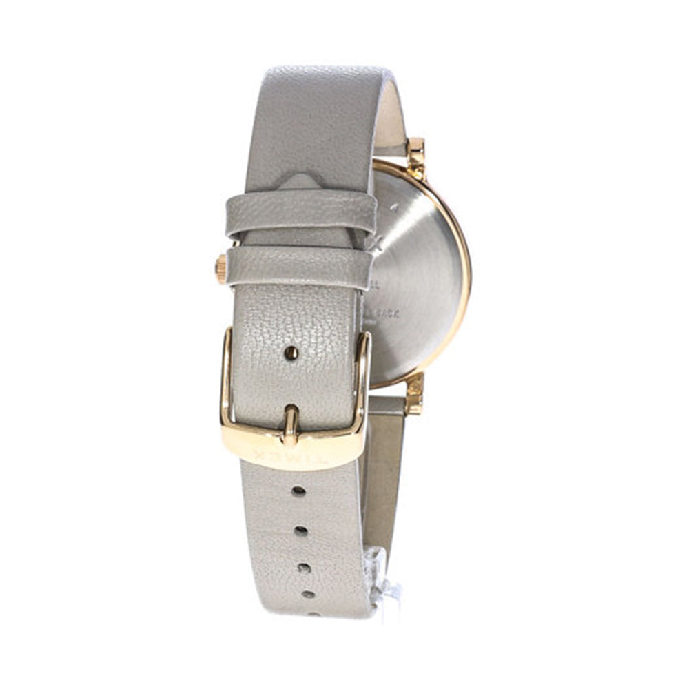 Crystal Opulence 3-Hand 38mm Leather Band