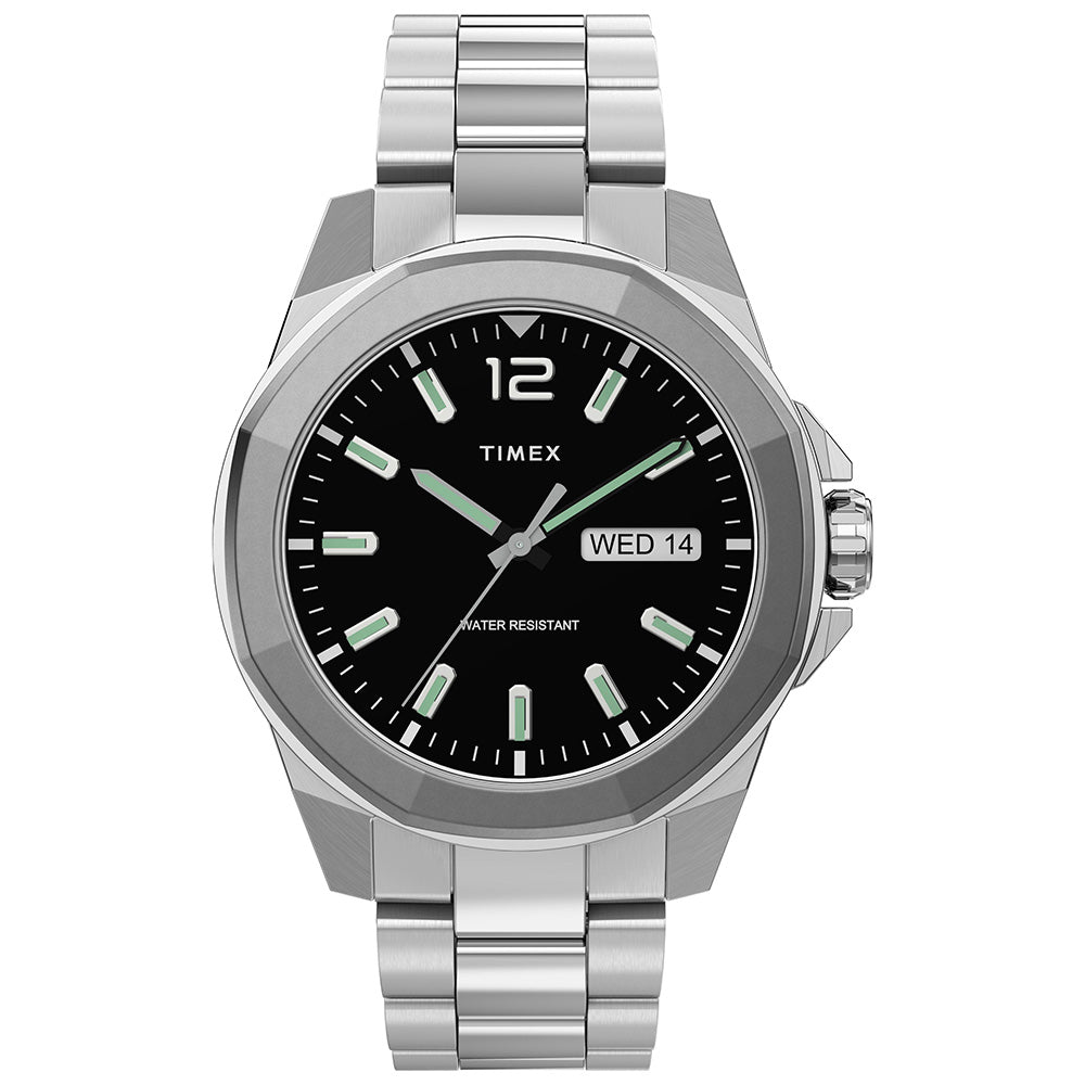 Essex Avenue Day-Date 44mm Stainless Steel Band