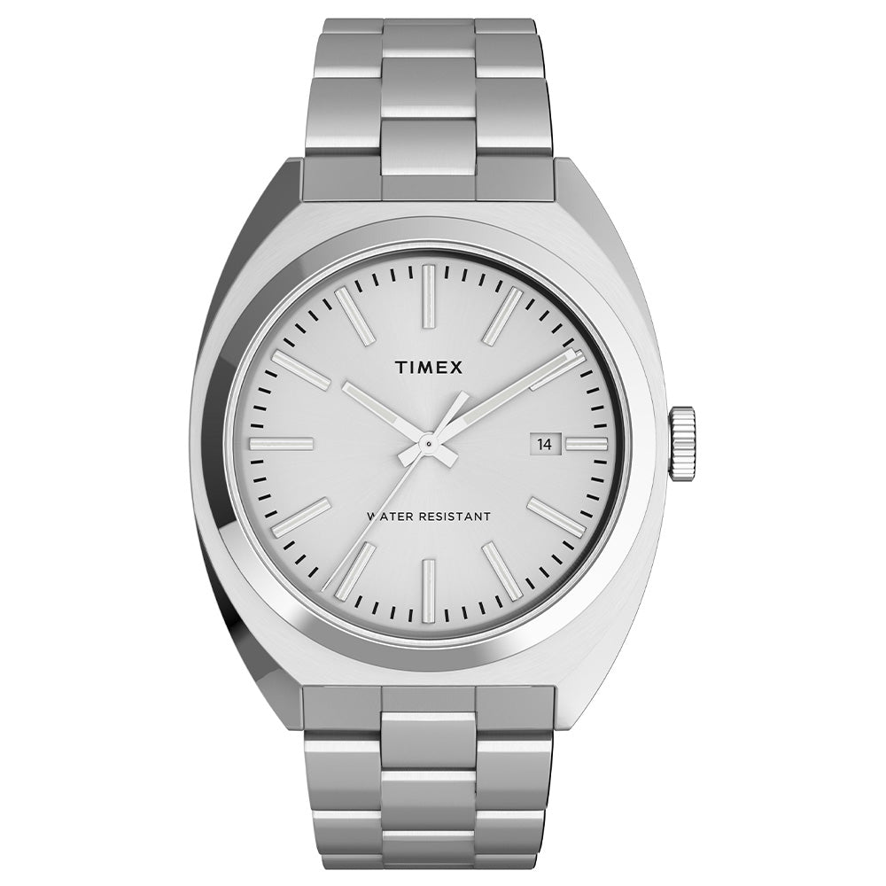Milano XL Date 38mm Stainless Steel Band