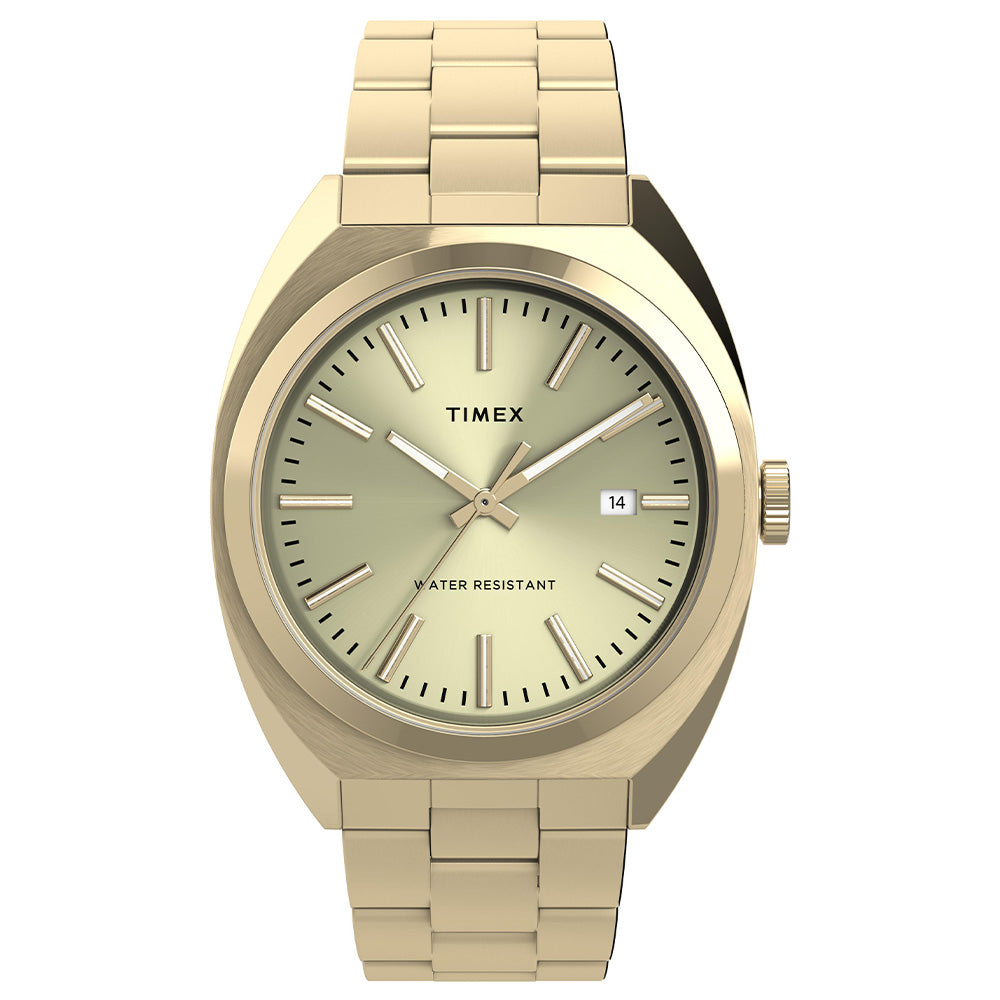 Milano XL Date 38mm Stainless Steel Band