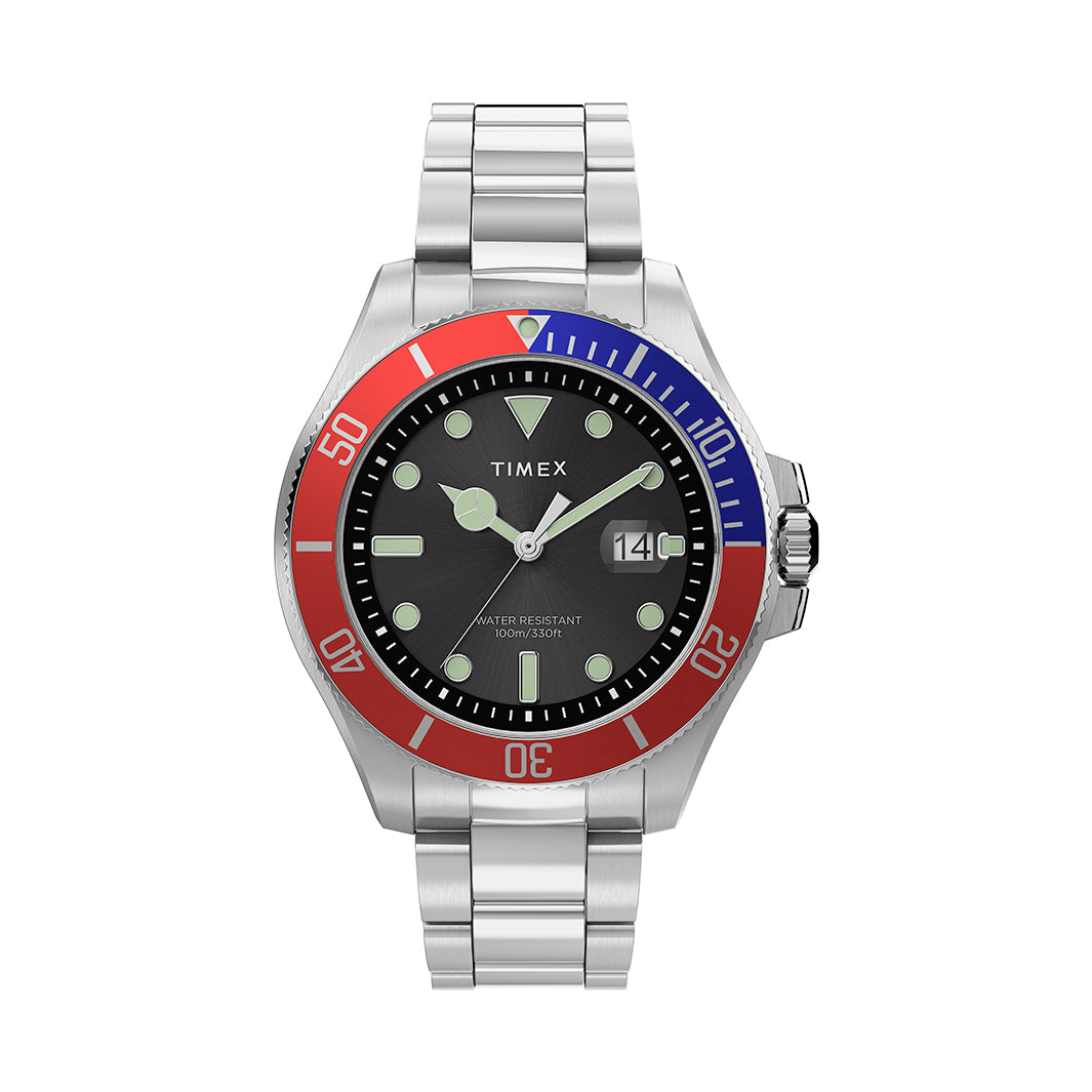 Harborside Coast 3-Hand Date 43mm Stainless Steel Band