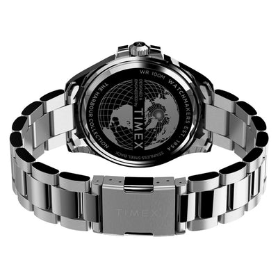 Harborside Coast 3-Hand Date 43mm Stainless Steel Band