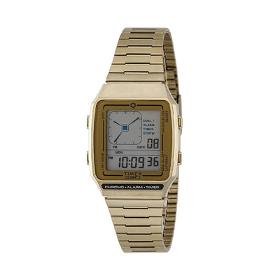 Timex Q Timex LCA Digital 32.5mm Stainless Steel Band