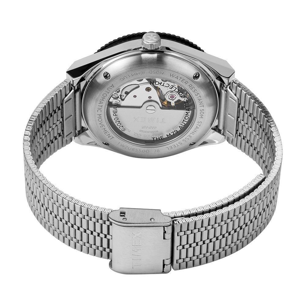 M79 Automatic x Peanuts Featuring Snoopy Masked Marvel Day-Date 40mm Stainless Steel Band