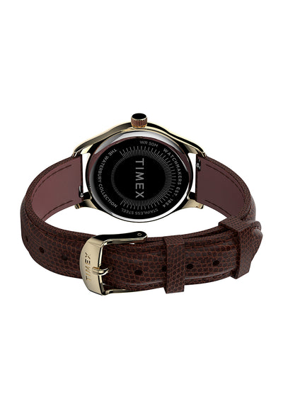 Waterbury Traditional 3-Hand 34mm Leather Band