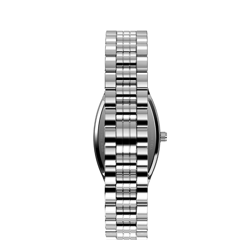 Timex Main Street 3-Hand 21mm Stainless Steel Band