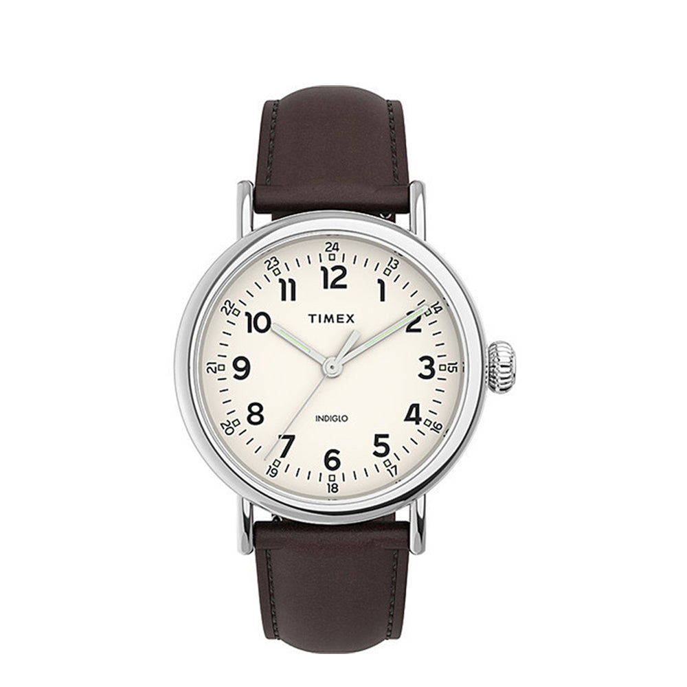 Timex Standard 3-Hand 40mm Leather Band