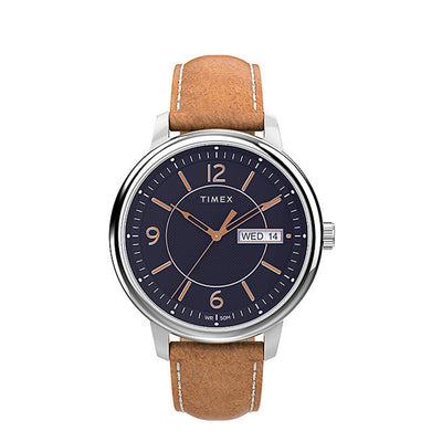 Timex Chicago Date 45mm Leather Band