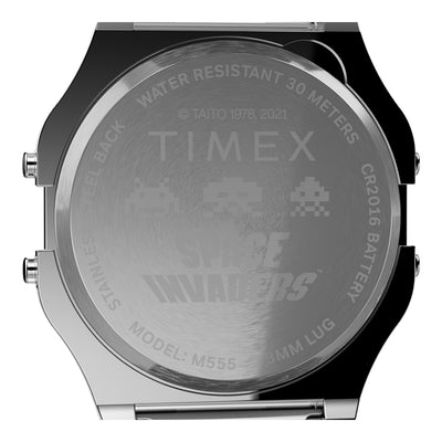 Timex Timex 80 Space Invaders Digital 34mm Stainless Steel Band