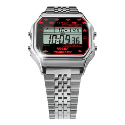 Timex Timex 80 Space Invaders Digital 34mm Stainless Steel Band