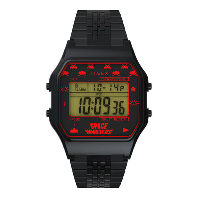 Timex Timex 80 Space Invaders Digital 34mm Stainless Steel Band