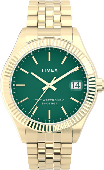 Timex Waterbury Legacy Date 34mm Stainless Steel Band