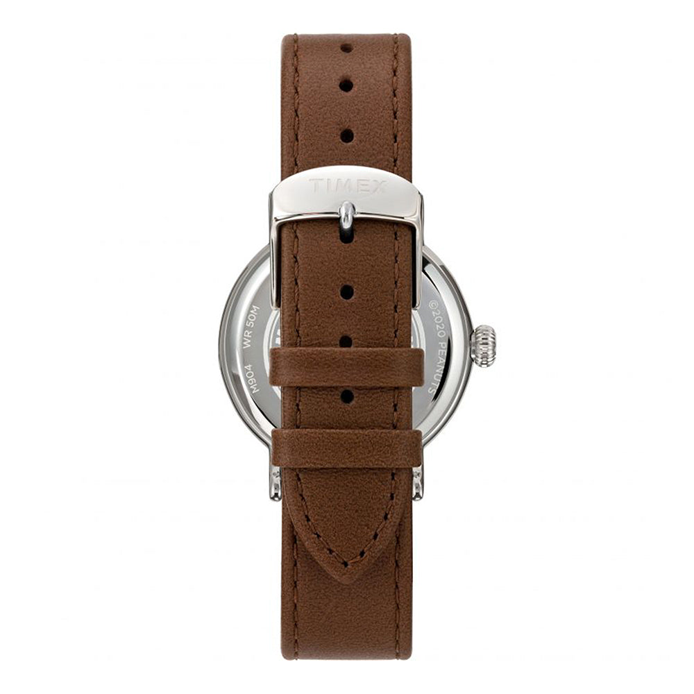 Timex Timex Standard X Peanuts Take Care 3-Hand 40mm Leather Band