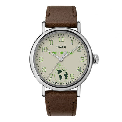 Timex Timex Standard X Peanuts Take Care 3-Hand 40mm Leather Band