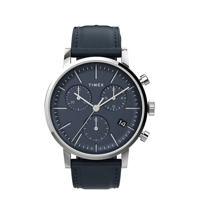 Timex Midtown Chronograph 40mm Leather Band