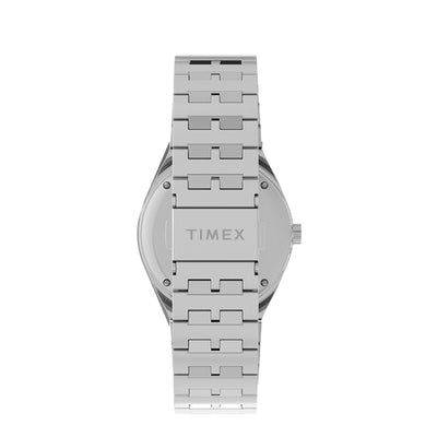 Timex Q Diver GMT  38mm Stainless Steel Band
