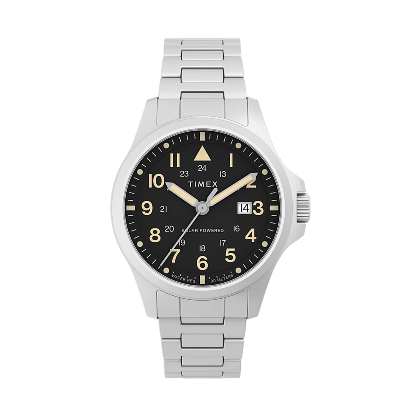 Timex Expedition North Field Solar Date 41mm Stainless Steel Band