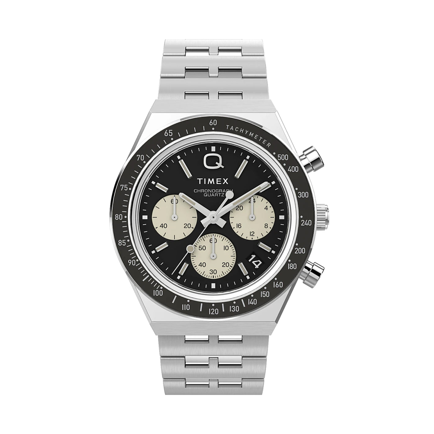 Timex Q Timex Chronograph 40mm Stainless Steel Band