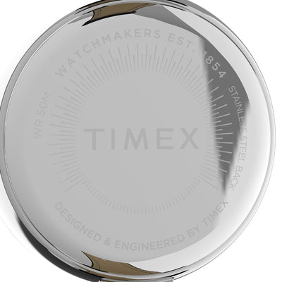 Timex Adorn With Crystals 2-Hand 32mm Leather Band