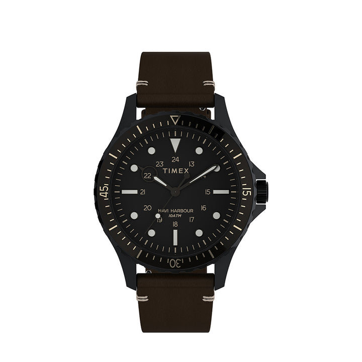 Timex Navi Xl 3-Hand 41mm Leather Band - Main Image