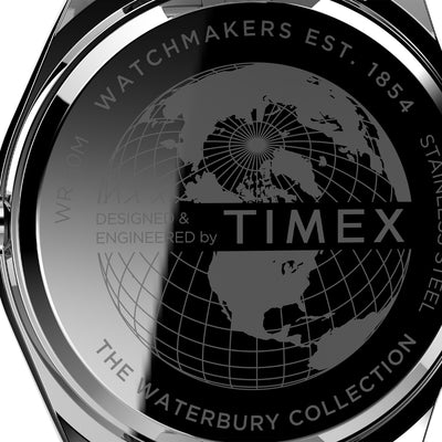 Timex Waterbury Legacy Day-Date 41mm Stainless Steel Band