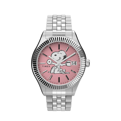 Timex Timex Legacy X Peanuts Day-Date 36mm Stainless Steel Band