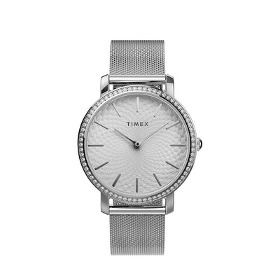 Timex Transcend 3-Hand 34mm Stainless Steel Band