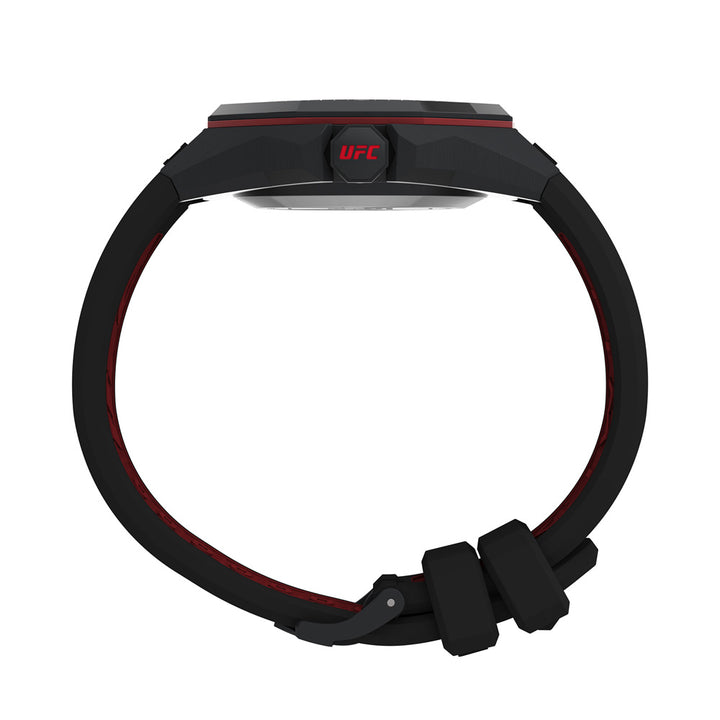 Timex X UFC Gamer – Orologio 42mm Con Cinturino In Silicone Rosso, Resistente All'acqua (TW2V58200)