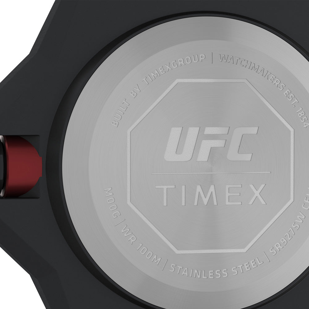 Timex x UFC Pro Day-Date 45mm Rubber Band