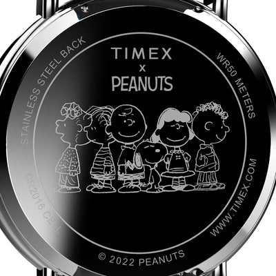 Timex Timex Standard X Peanuts Featuring Snoopy Back To School 3-Hand 40mm Leather Band