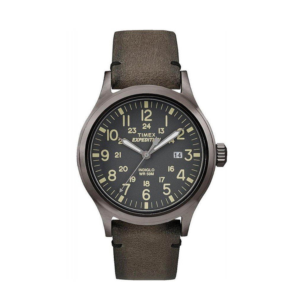 Scout Date 40mm Leather Band
